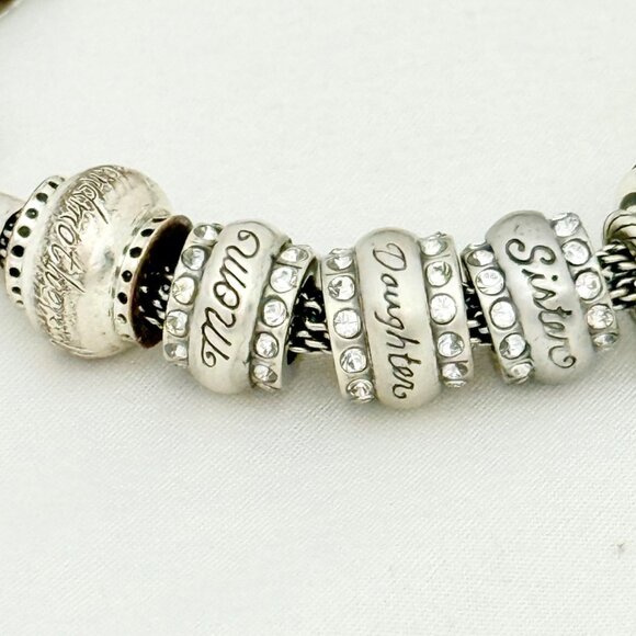 Brighton Add-a-Charm Bracelet with 12 charms 8" Length - Picture 6 of 15